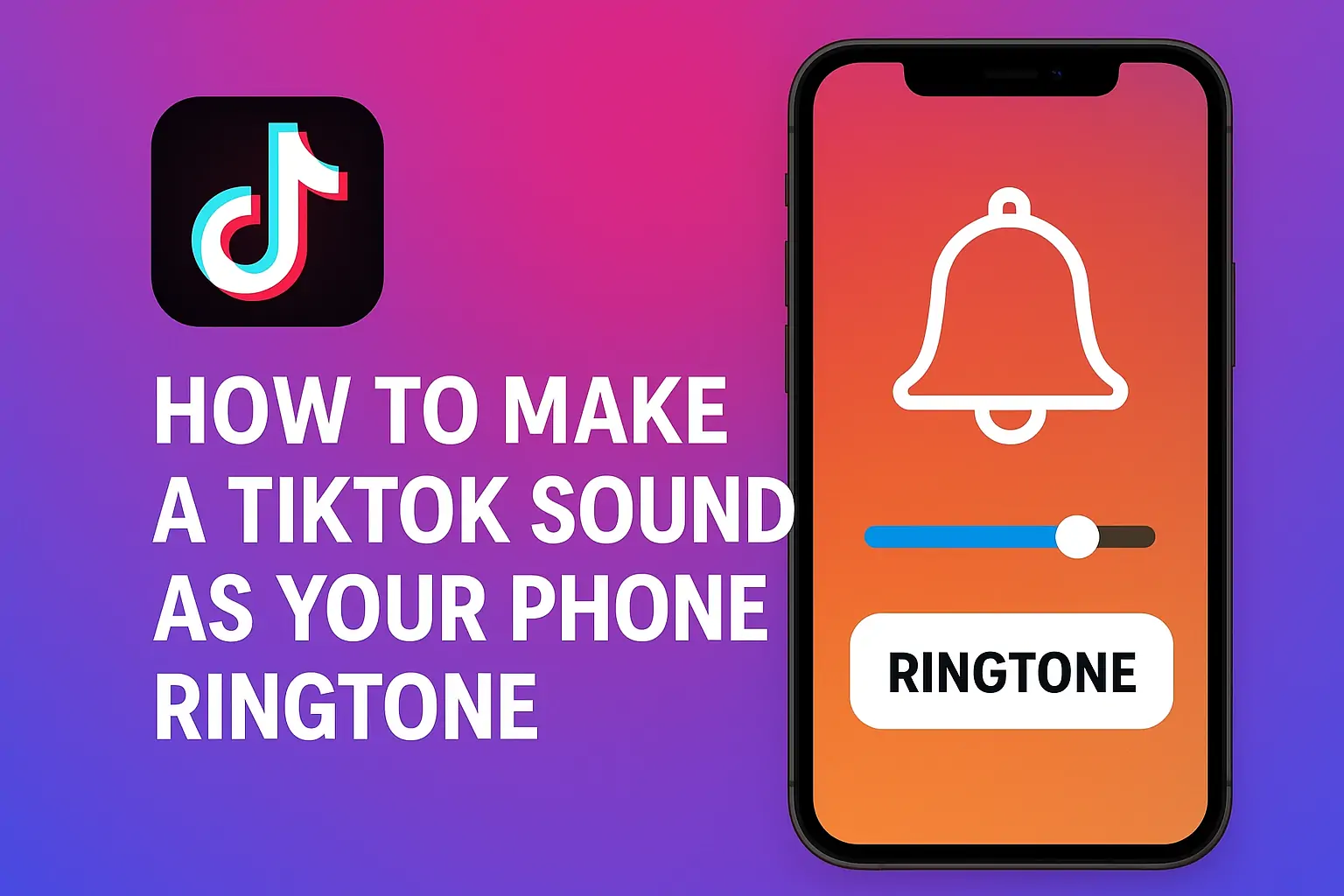 how to make a tiktok sound as a phone ringtone with TikTokio